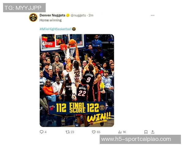 约基奇高效表现再显神威10投7中斩获18分8板8助助球队大胜